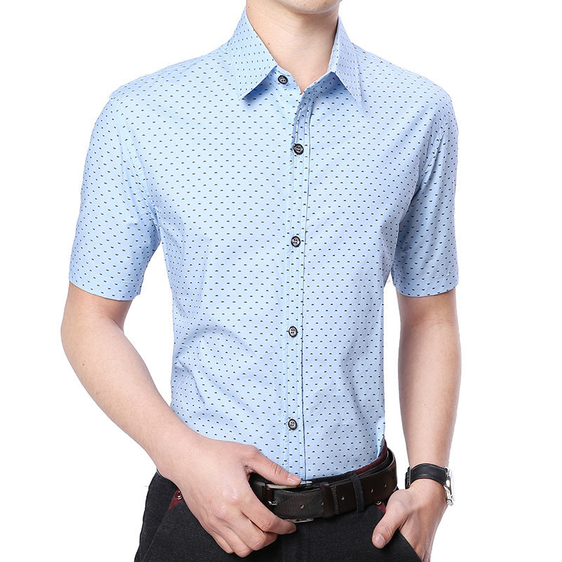 Slim-fit cotton shirt