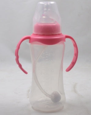 240ML Baby Feeding Bottle – BPA-Free PP Material in Blue, Pink, Yellow & Green | Infinity Bazaar