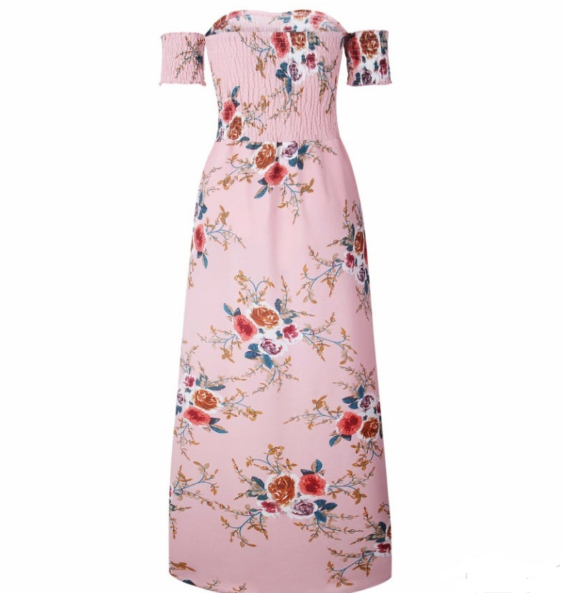 ong Boho Off-Shoulder Beach Dress for Women | Infinity Bazaar