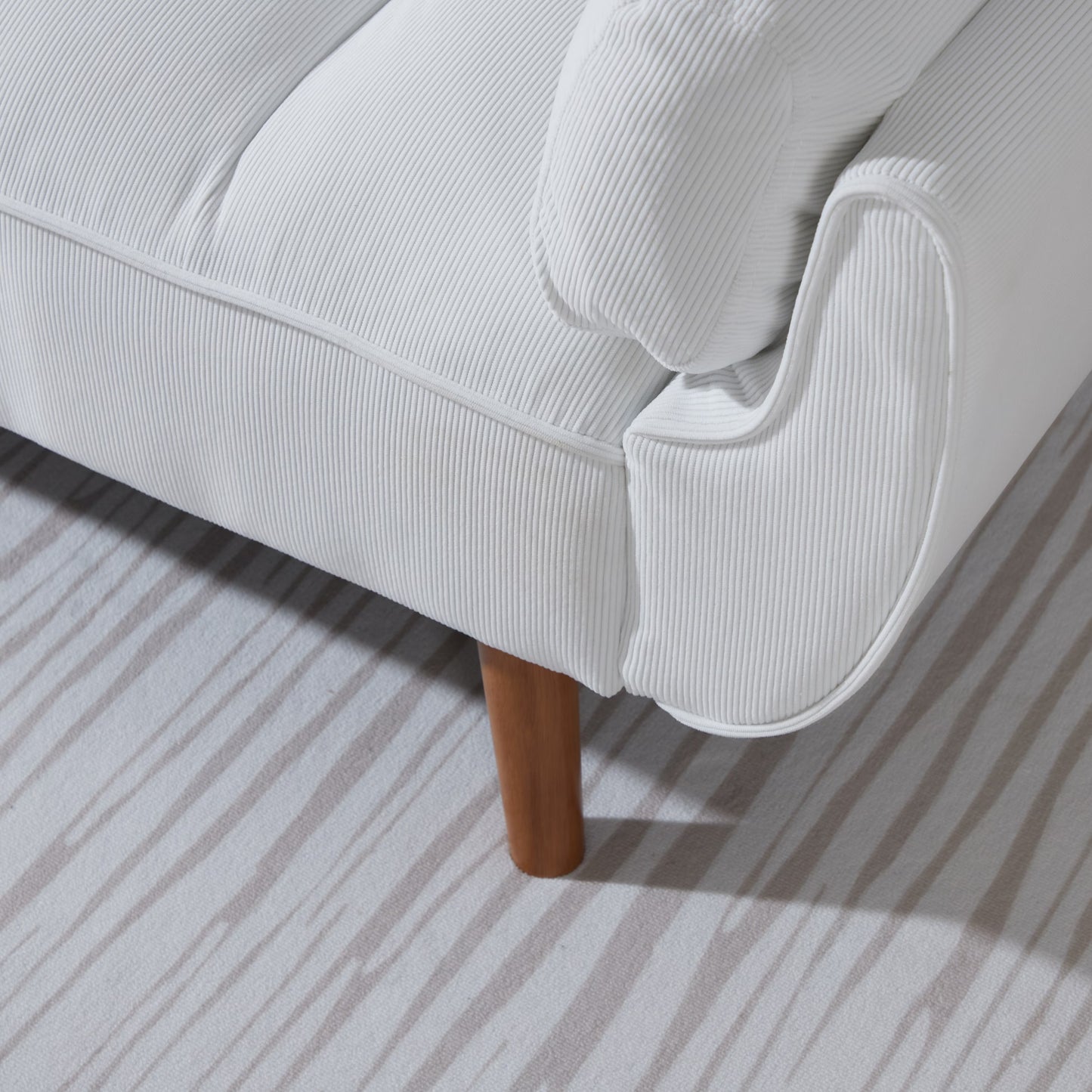 Corduroy Sofa & Sofa Bed-Whitewhite Icon