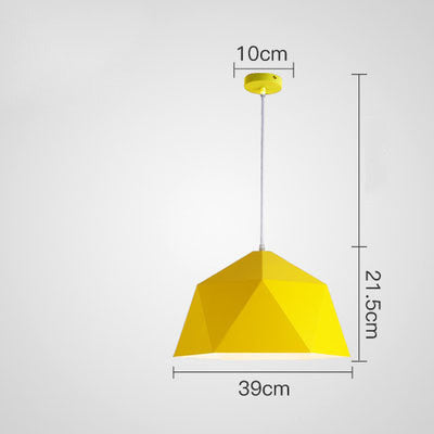 Colorful Geometric Creative Small Hanging Lamps – Add a Touch of Creativity to Your Space