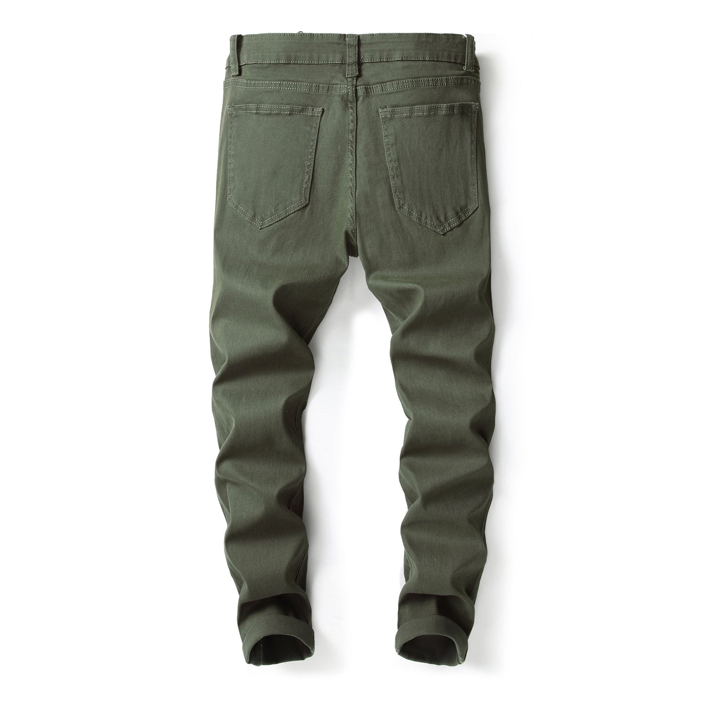 Men's Casual Pants Large Ripped Slim Fit