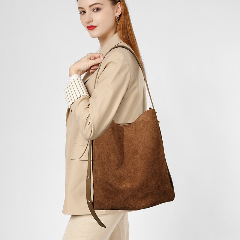 Spring & Autumn Women's Fashion Matte Leather Shoulder Underarm Bag