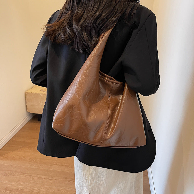 Women's 2pcs Composite Fashionable Tote Shoulder Bag With Clutch