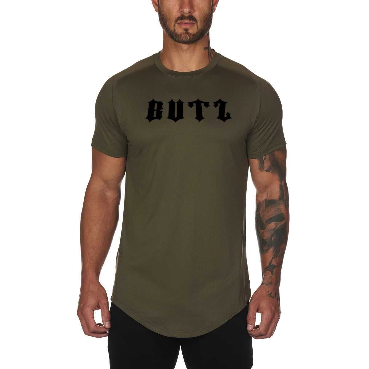 Men's Gym Wear Plain Shirts Custom Mens Fitness Sports Clothing