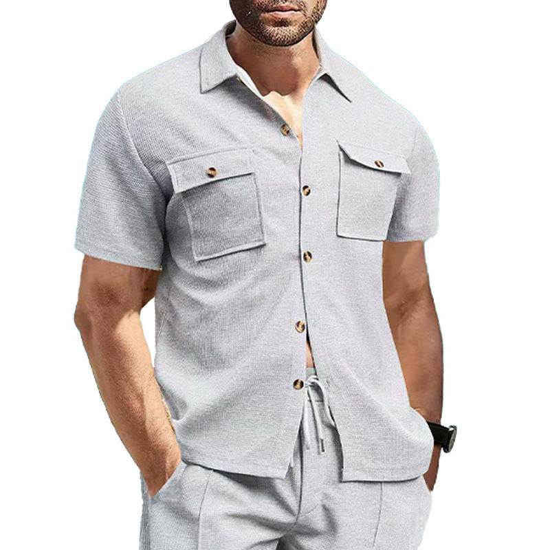 Men's Summer Leisure Cargo Shirt
