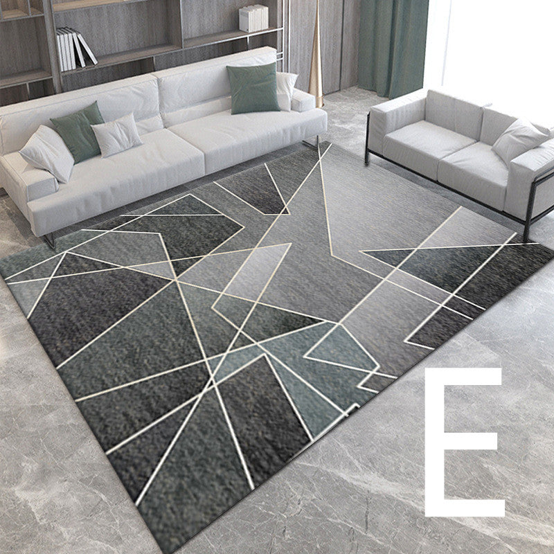 3D Light Luxury Style Floor Mat – Soft Printed Bedroom Bedside Carpet for Modern Home Decor | Infinity Bazaar