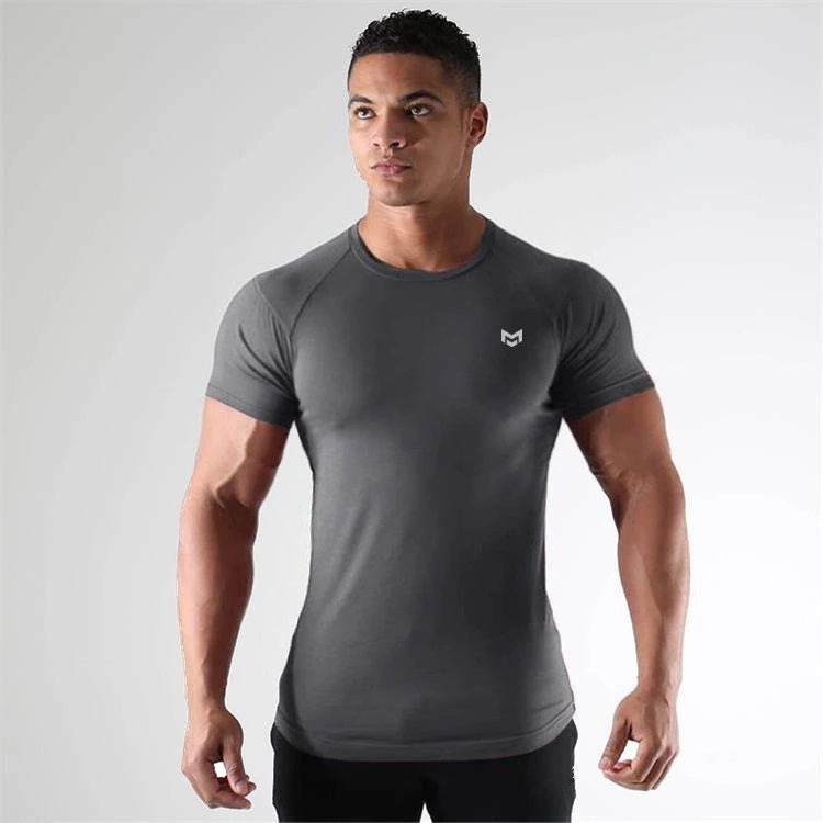 Gym Short Sleeve T Quick Dry Gym Clothes For Running & Working Out