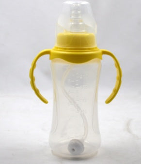 240ML Baby Feeding Bottle – BPA-Free PP Material in Blue, Pink, Yellow & Green | Infinity Bazaar