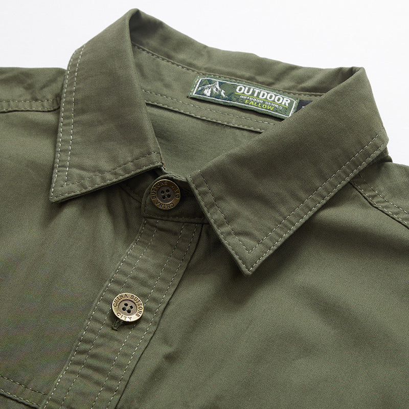 Spring & Autumn Workwear Men's work shirt