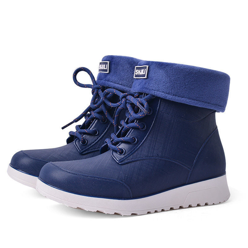 Rain Boots for Kids (Boy & Girls) with Soft Non-slip Thick Bottom
