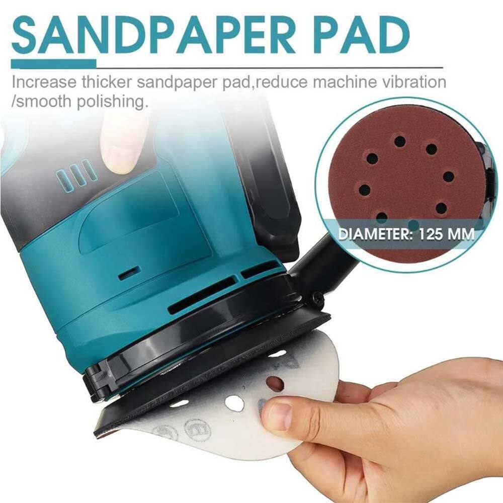 Electric Sander Wood Grinder Handheld Polishing Grinding – 3-Speed Adjustable for Versatile Use