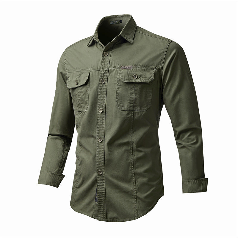 Spring & Autumn Workwear Men's work shirt