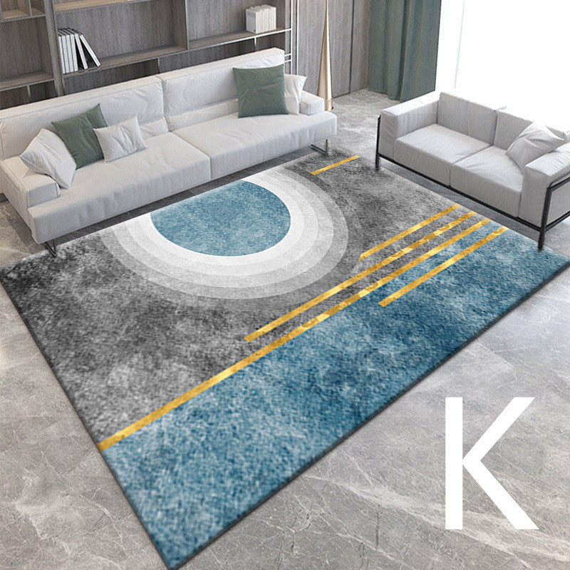 3D Light Luxury Style Floor Mat – Soft Printed Bedroom Bedside Carpet for Modern Home Decor | Infinity Bazaar