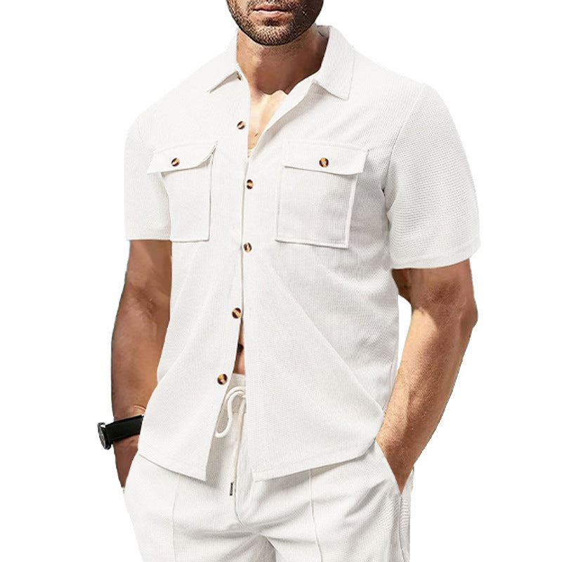 Men's Summer Leisure Cargo Shirt