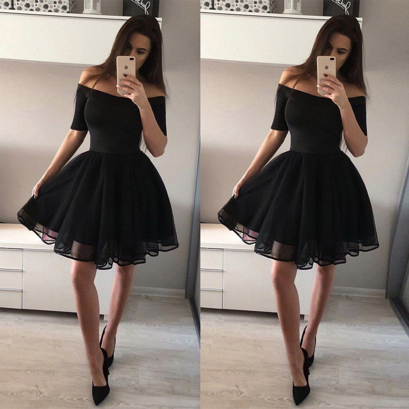 European And American Princess Mini Dress