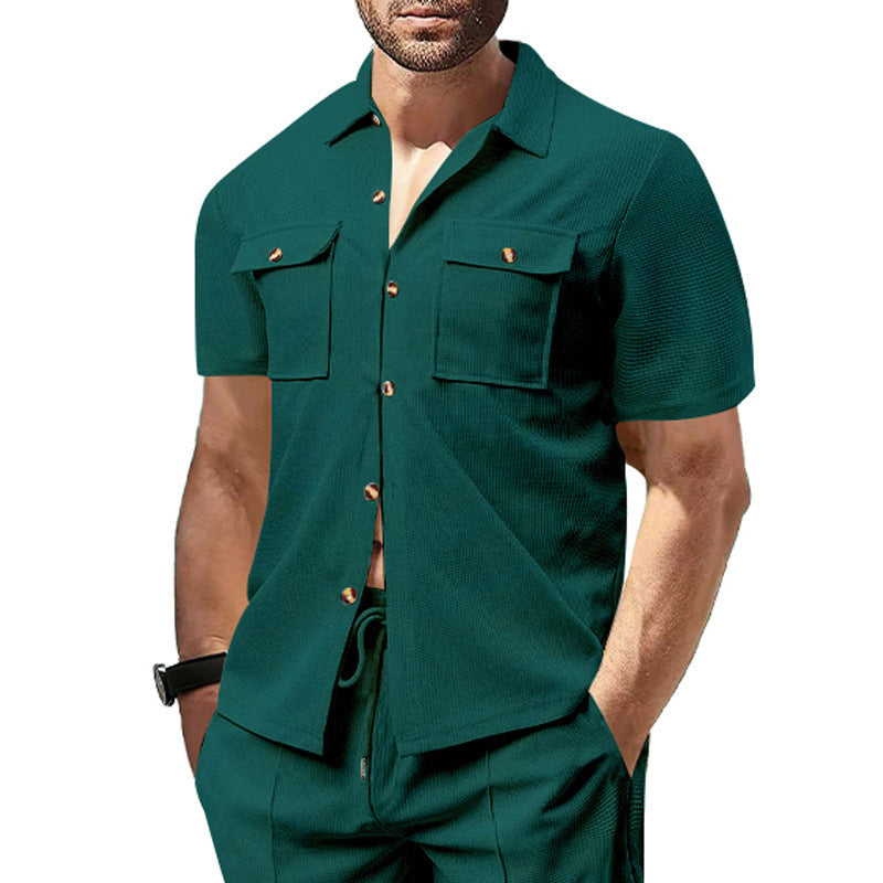 Men's Summer Leisure Cargo Shirt