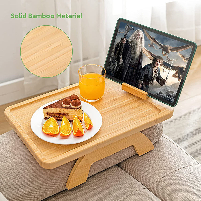 Bamboo Sofa Tray – Portable Folding Tray for Home Decor and Convenience