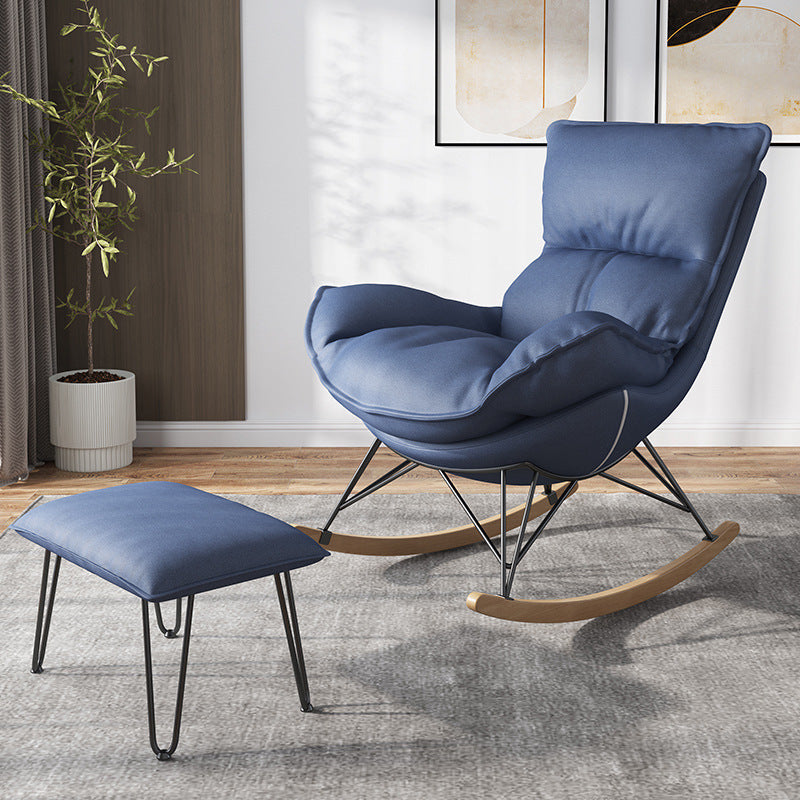 Casual Fashion Reclining Rocking Chair Couch – Stylish & Comfortable Solid Wood Design