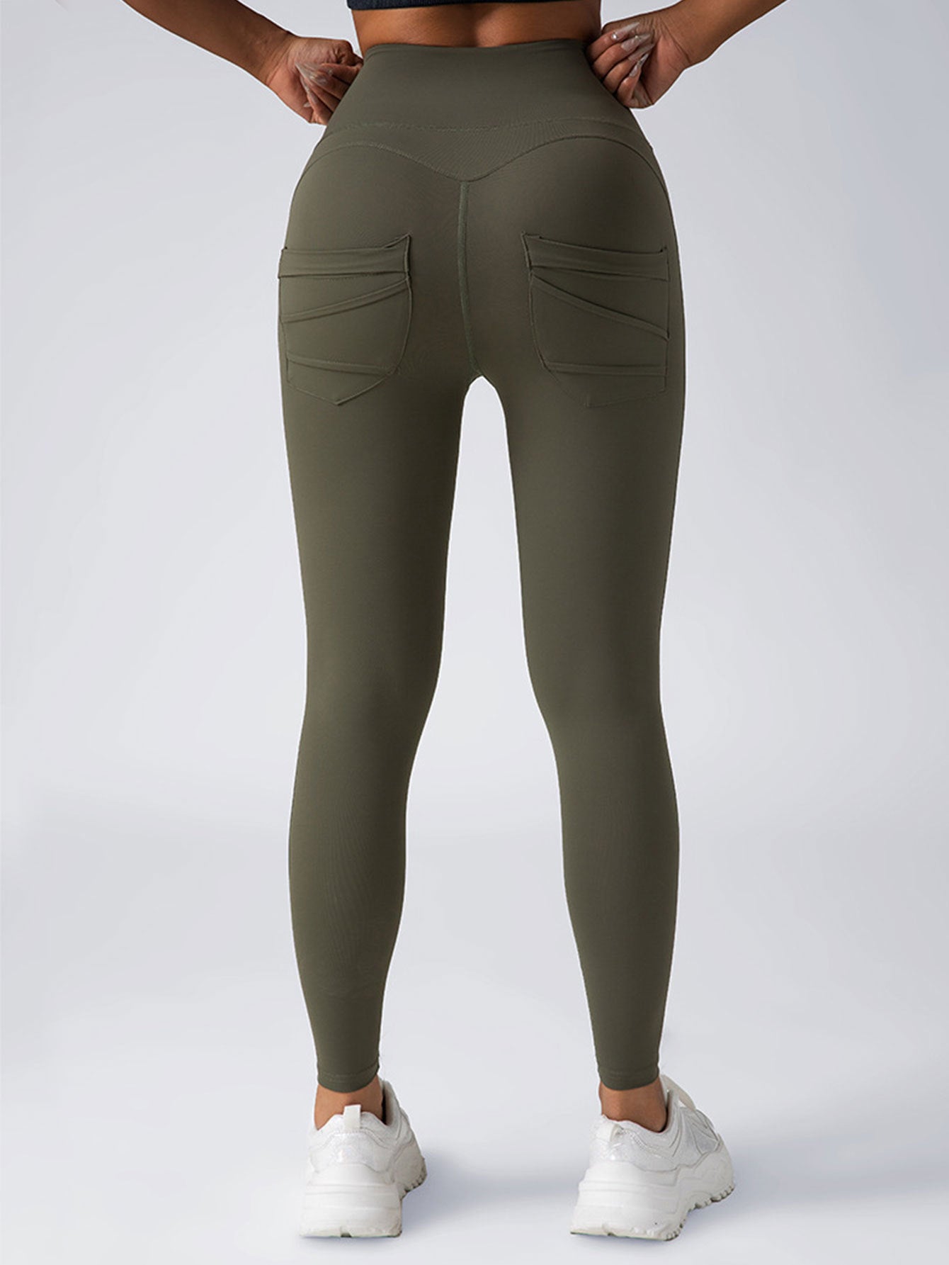 3-Pack Women’s High Waisted Yoga Leggings with Pockets – Tummy Control, 4-Way Stretch Workout Pants for Gym, Athletic & Casual Wear | Infinity Bazaar