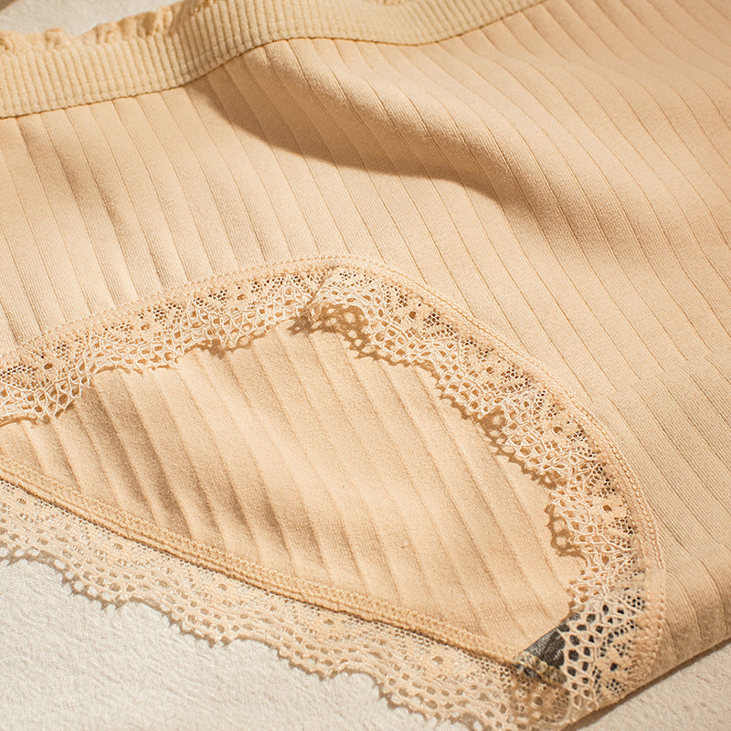 Underwear Graphene Antibacterial Crotch Pure Cotton Middle Waist