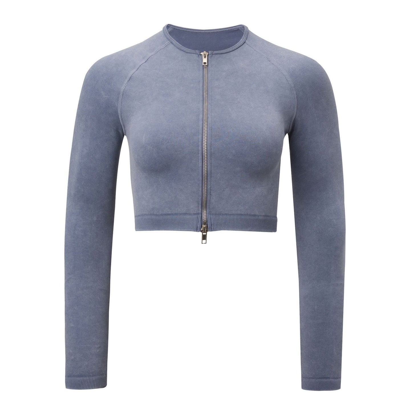 Shark Knit Seamless Fitness Yoga Long Sleeve Set