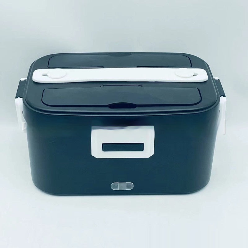 75W Electric Lunch Box Portable Food Warmer – No Water Injection, Removable Stainless Steel Liner, for Home & Car Use | Infinity Bazaar