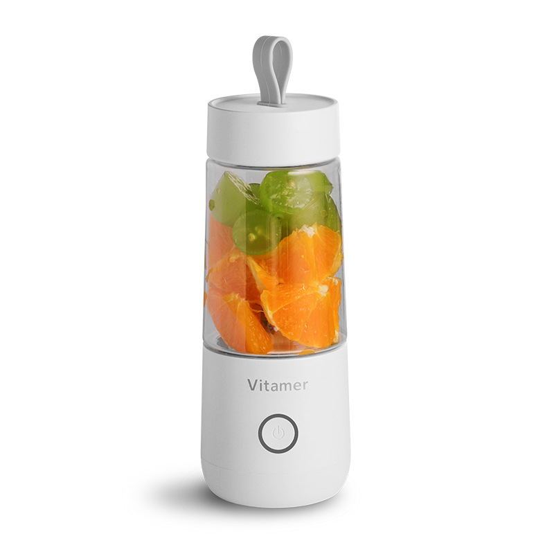 350ml Portable USB Rechargeable Blender – Stainless Steel Blades, 2000mAh Battery, for Travel, Sports, and Kitchen Use | Infinity Bazaar