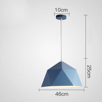 Colorful Geometric Creative Small Hanging Lamps – Add a Touch of Creativity to Your Space