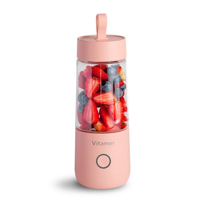 350ml Portable USB Rechargeable Blender – Stainless Steel Blades, 2000mAh Battery, for Travel, Sports, and Kitchen Use | Infinity Bazaar