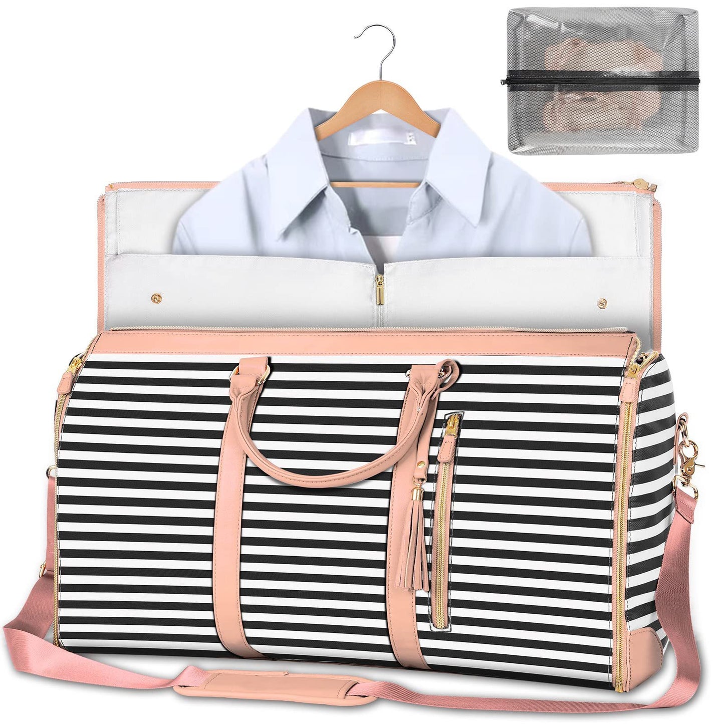 Large Capacity Travel Carrying Duffle Suit Bag Keeps Clothes Waterproof