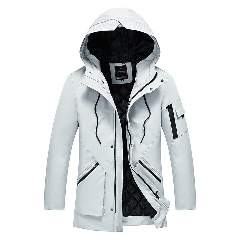 Hooded cotton coat