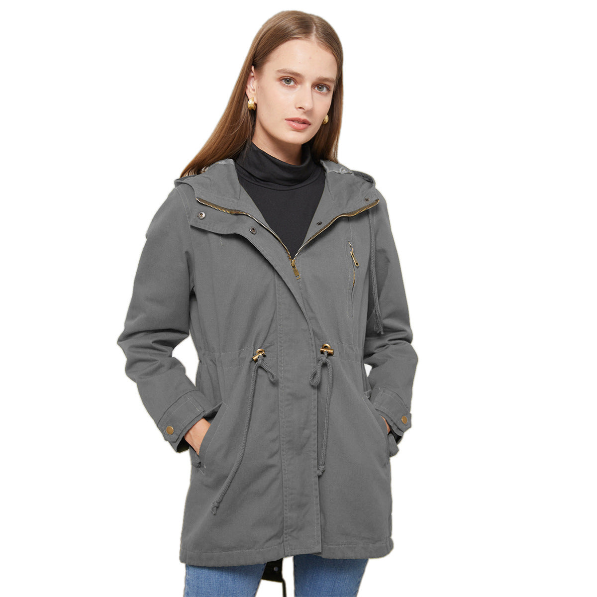 Cotton Anorak Women's Spring And Autumn Coat
