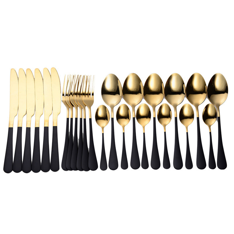 410 Stainless Steel Flatware Set – Mirror Polished Western Cutlery for Adults, Ideal for Weddings, Gifts & Daily Use | Infinity Bazaar