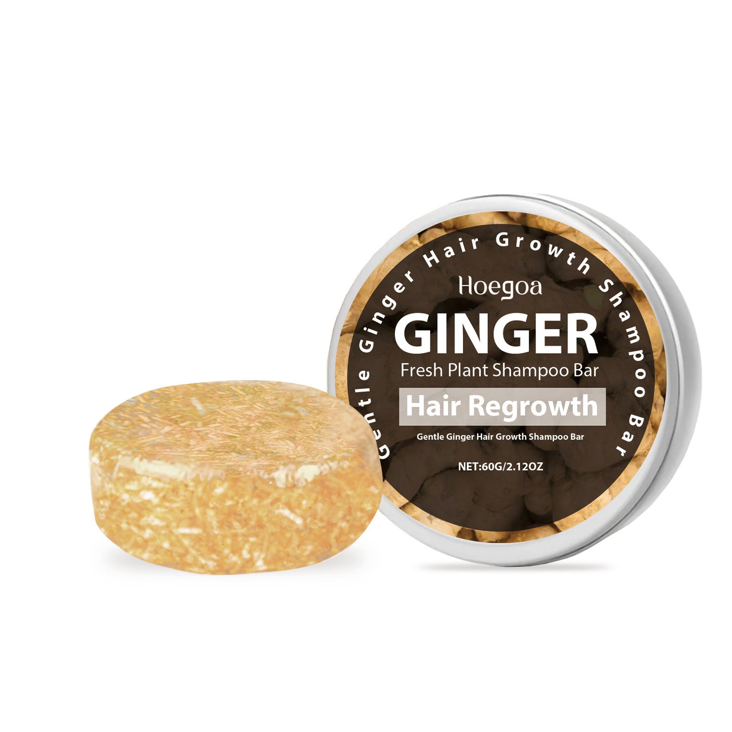 Ginger Shampoo Soap Scalp Cleansing Frizz