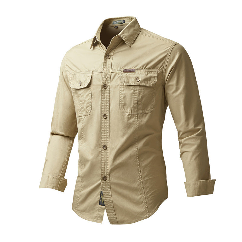 Spring & Autumn Workwear Men's work shirt