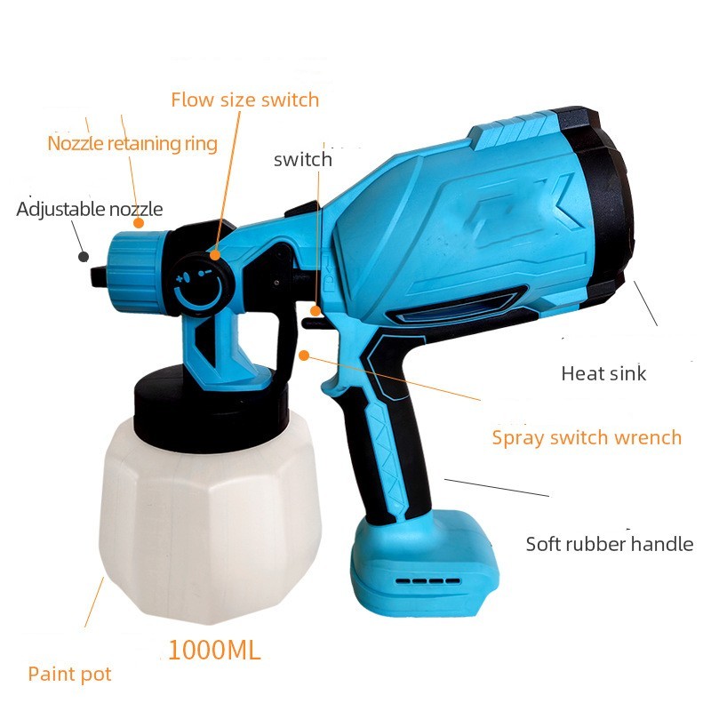 Electric High-Power Paint Coating Spray Kettle Spray Gun – Precision Painting for Every Surface