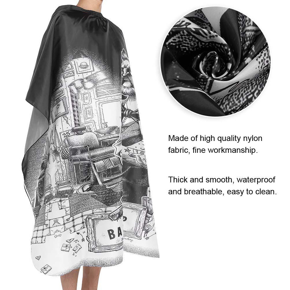 Japanese Style Sketch Hairdressing Cloth Barber Shop