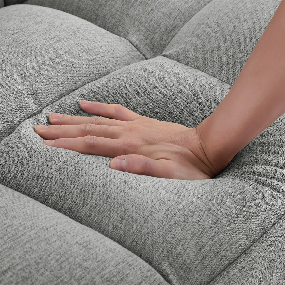 Comfy Gey Linen Sofa
