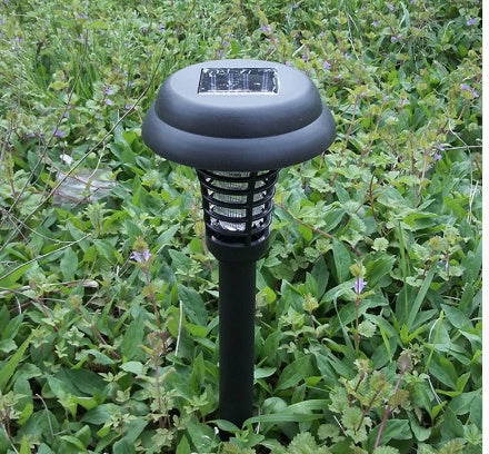 Solar LED Rechargeable Anti-Mosquito Lamp – Electronic Fly Bug Zapper for Outdoor Gardens & Lawns