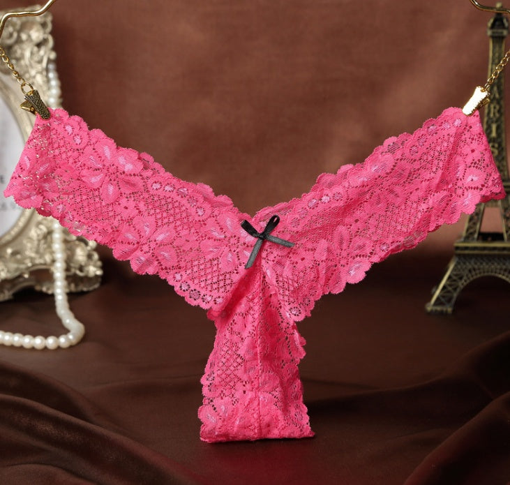 Lace transparent seamless underwear