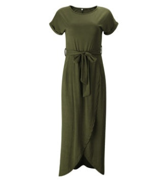 Women’s Elegant Short Sleeve Spring & Summer Dress | Infinity Bazaar