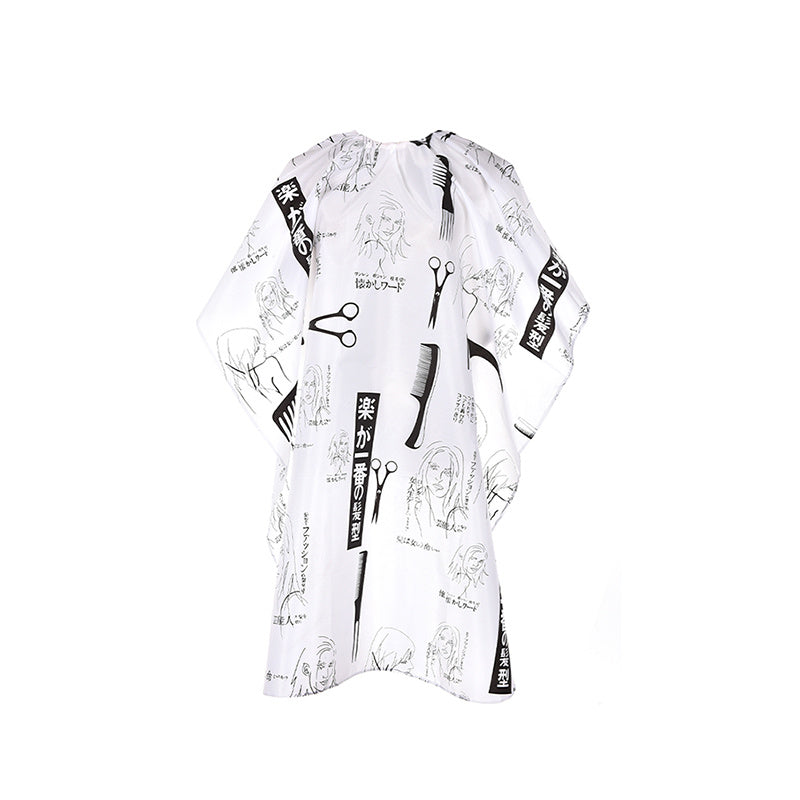 Japanese Style Sketch Hairdressing Cloth Barber Shop