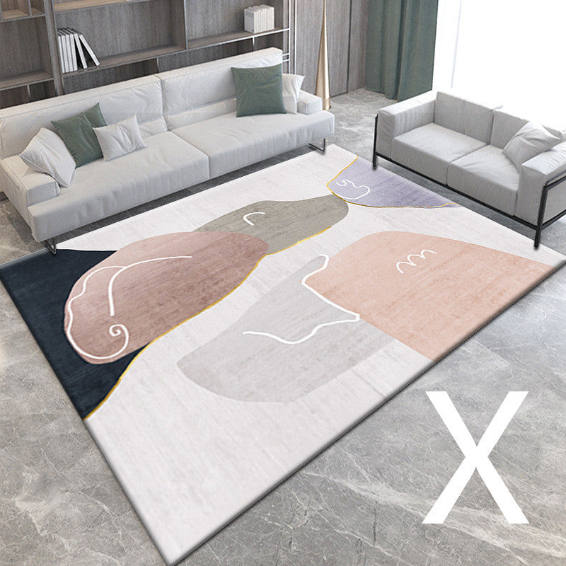 3D Light Luxury Style Carpet – Printed Polyester Floor Mat for Bedroom or Bedside | Infinity Bazaar