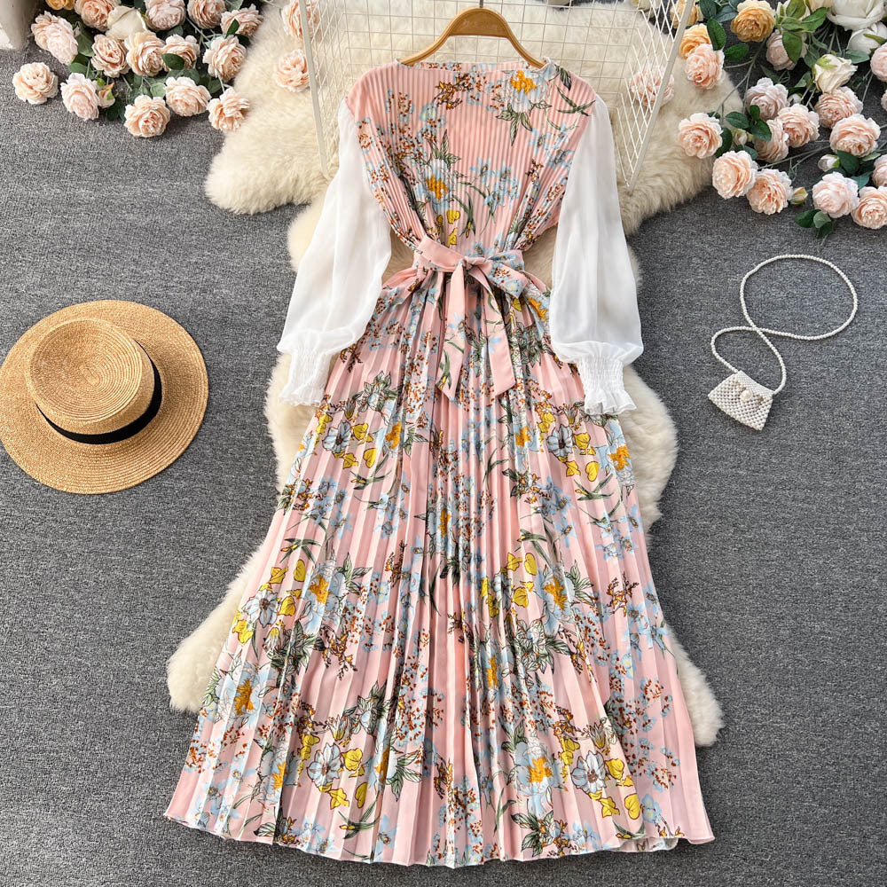 Women’s Ethnic Style Printed Dress – Multicolor Casual Fashion | Infinity Bazaar
