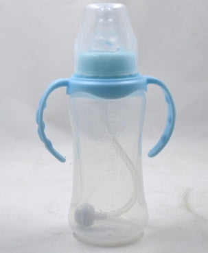 240ML Baby Feeding Bottle – BPA-Free PP Material in Blue, Pink, Yellow & Green | Infinity Bazaar