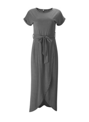 Women’s Elegant Short Sleeve Spring & Summer Dress | Infinity Bazaar