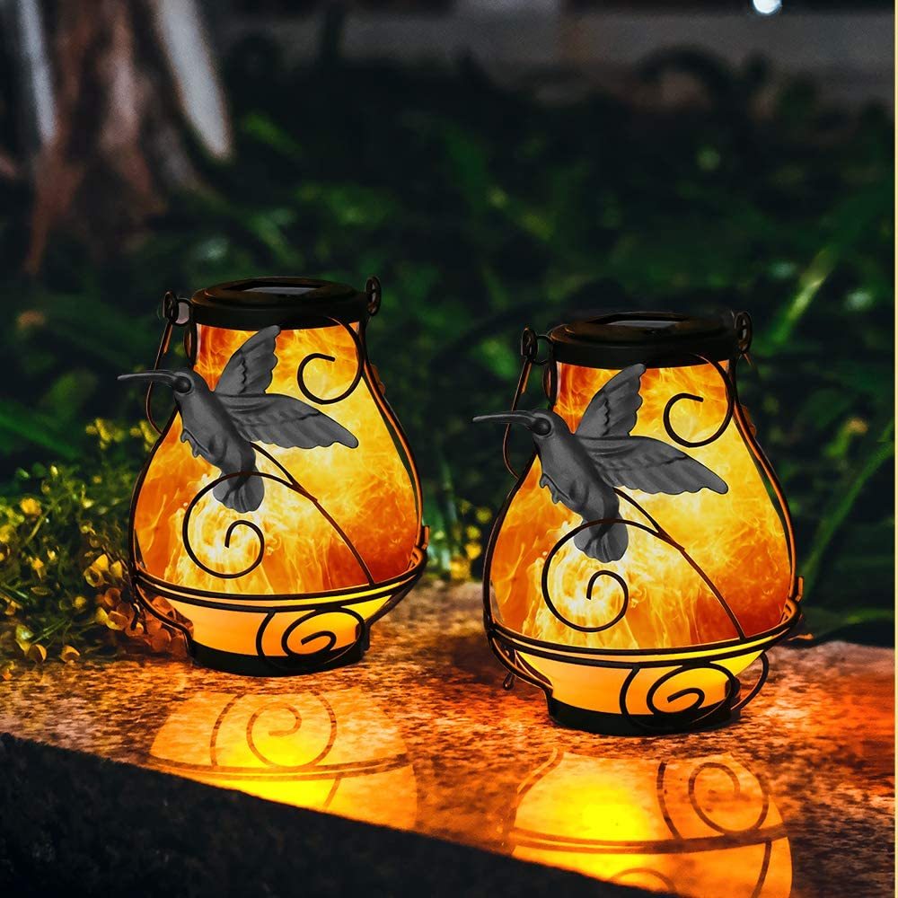 Butterfly, Hummingbird, & Dragonfly Flame Lights – Solar-Powered Outdoor Decor with a European Touch
