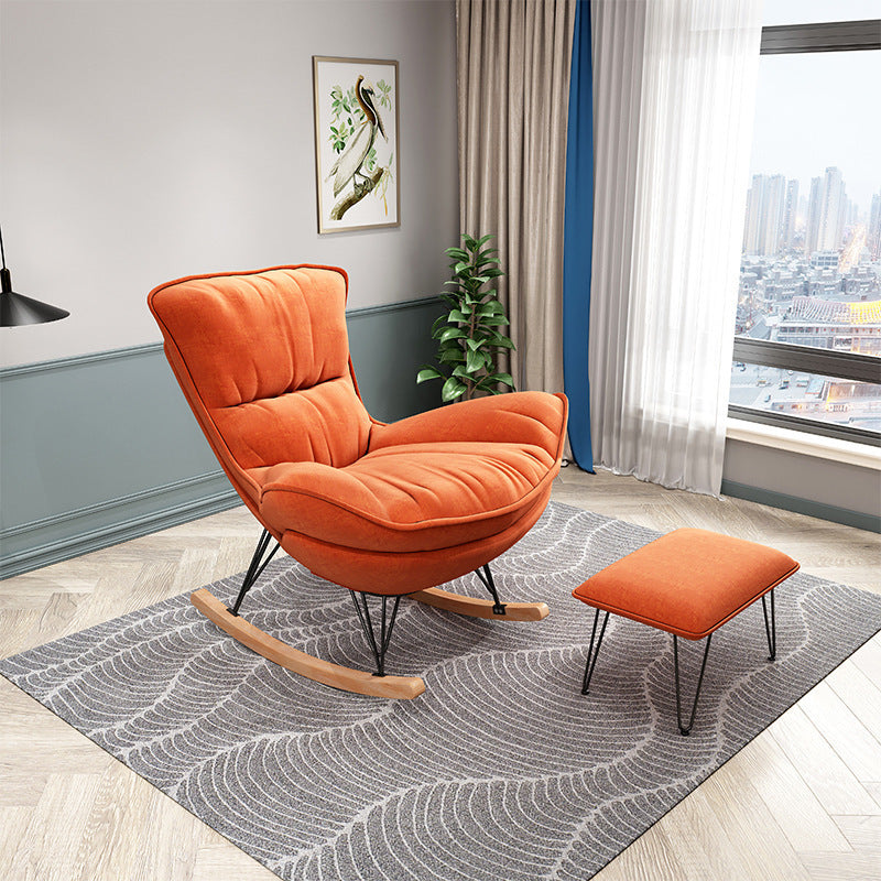 Casual Fashion Reclining Rocking Chair Couch – Stylish & Comfortable Solid Wood Design