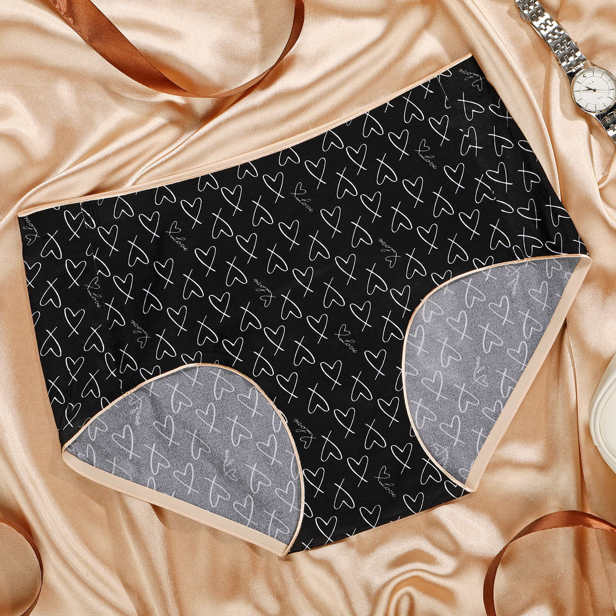 Antibacterial Modal Crotch Seamless Hip Lifting Breathable Briefs
